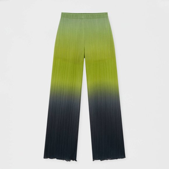 Pull&Bear Ombré Pleated Blouse & Pants - Co-Ord Set - Picture 4 of 5